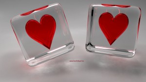 two love heart wallpaper