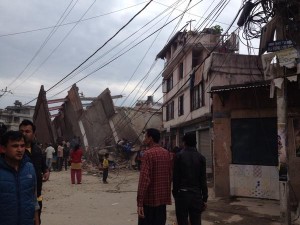 earthquake in Nepal photo