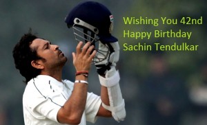 sachin 42nd birthday images