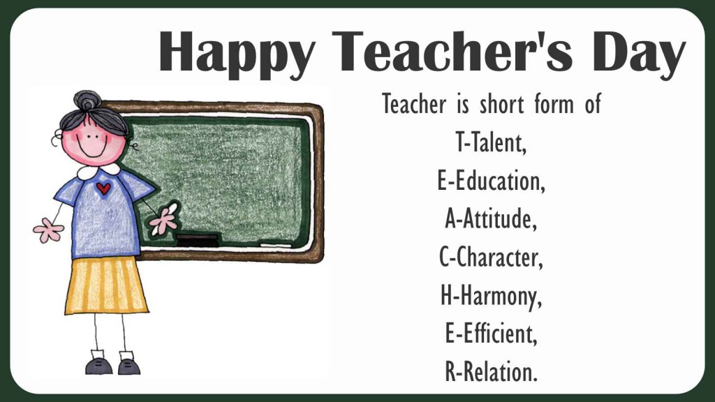 teachers day 2015 teacher meaning