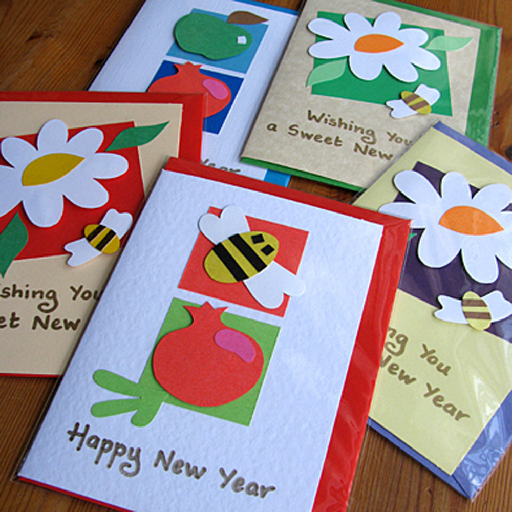 new year greeting card handmade easy