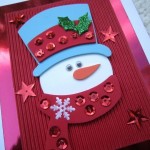 Easy Handmade Christmas Card Designs for Kids Simple X-mas Greeting Card Latest 2015
