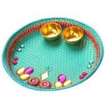 How to decorate “Pooja Ki Thali” Ideas Simple Thali Decoration Tips for Rakhi/Diwali